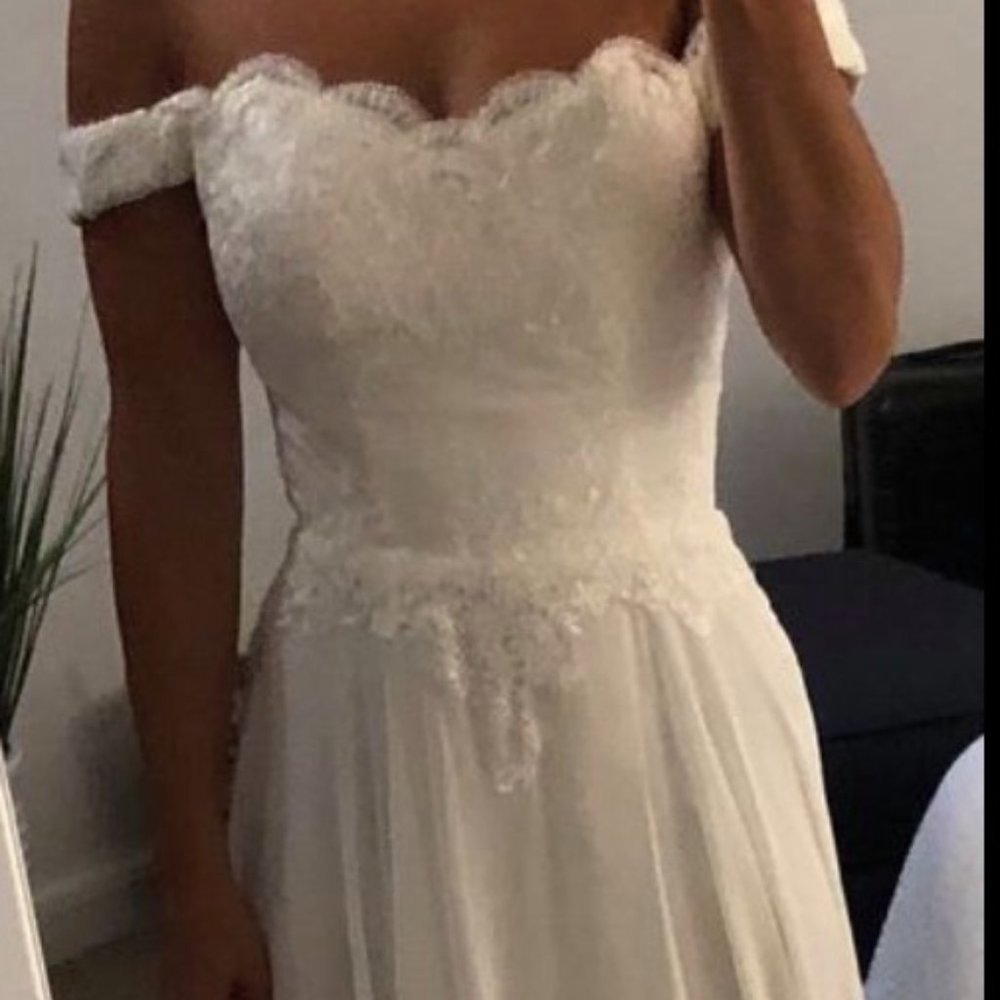 Wedding Dress, A-Line, Lace